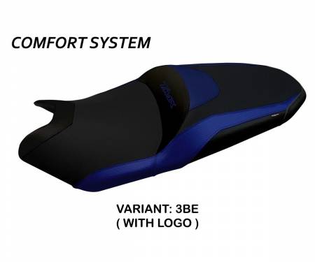 YT5M3C-3BE-2 Seat saddle cover Milano 3 Comfort System Blue (BE) T.I. for YAMAHA T-MAX 560 2017 > 2020