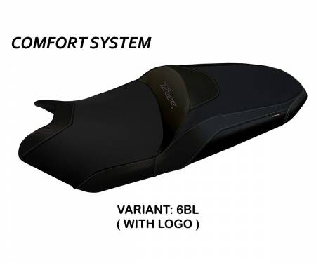 YT5M3C-6BL-2 Seat saddle cover Milano 3 Comfort System Black (BL) T.I. for YAMAHA T-MAX 560 2017 > 2020