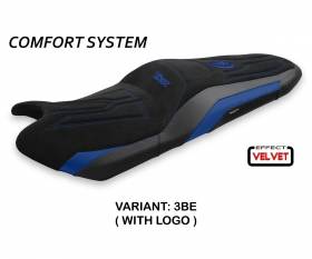 Housse de selle Scrutari 2 Velvet Comfort System Bleu (BE) T.I. pour YAMAHA T-MAX 530 2017 > 2020