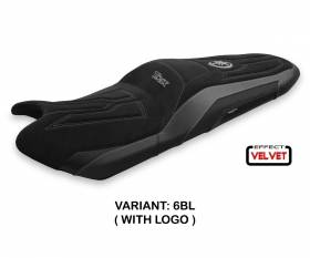 Seat saddle cover Scrutari 2 Velvet Black (BL) T.I. for YAMAHA T-MAX 530 2017 > 2020