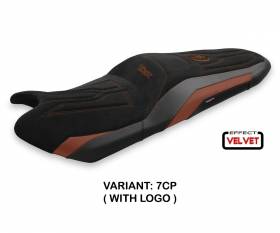 Housse de selle Scrutari 2 Velvet Le cuivre (CP) T.I. pour YAMAHA T-MAX 530 2017 > 2020