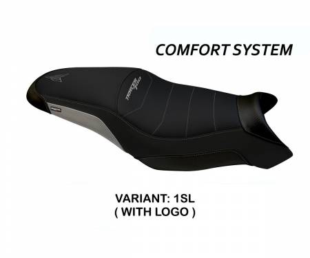 YT720K-1SL-1 Seat saddle cover Kindia Comfort System Silver (SL) T.I. for YAMAHA TRACER 700 2020 > 2022