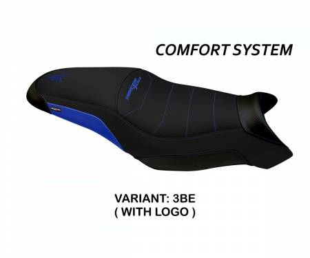 YT720K-3BE-1 Seat saddle cover Kindia Comfort System Blue (BE) T.I. for YAMAHA TRACER 700 2020 > 2022