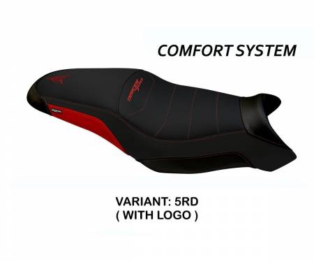 YT720K-5RD-1 Seat saddle cover Kindia Comfort System Red (RD) T.I. for YAMAHA TRACER 700 2020 > 2022