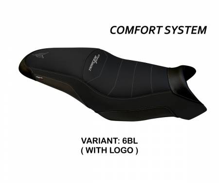 YT720K-6BL-1 Funda Asiento Kindia Comfort System Negro (BL) T.I. para YAMAHA TRACER 700 2020 > 2022