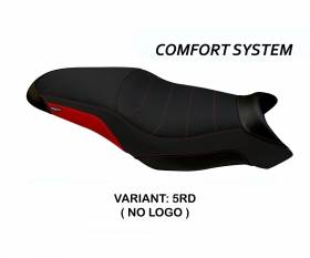 Seat saddle cover Darwin 2 Comfort System Red (RD) T.I. for YAMAHA TRACER 700 2016 > 2020