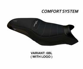 Housse de selle Darwin 2 Comfort System Noir (BL) T.I. pour YAMAHA TRACER 700 2016 > 2020