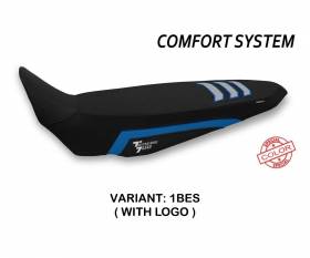 Sattelbezug Sitzbezug Liddel Ultragrip Comfort System Blau - Silber (BES) T.I. fur YAMAHA TENERE 700 (sella intera unica) 2019 > 2022