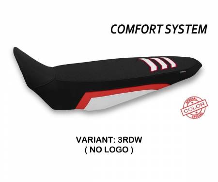 YT7LUC-3RDW-2 Seat saddle cover Liddel Ultragrip Comfort System Red - White (RDW) T.I. for YAMAHA TENERE 700 (sella intera unica) 2019 > 2022