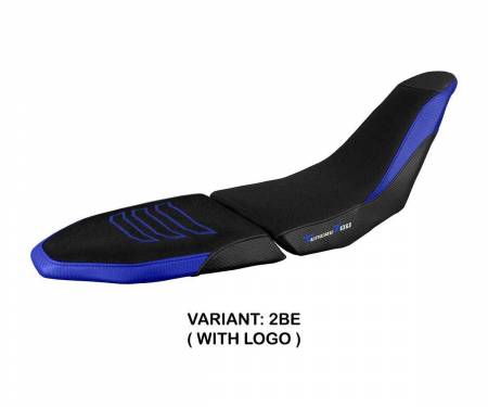 YT7RSU-2BE-1 Seat saddle cover Sendai ultragrip Blue BE + logo T.I. for Yamaha Tenere 700 Raid 2022 > 2024