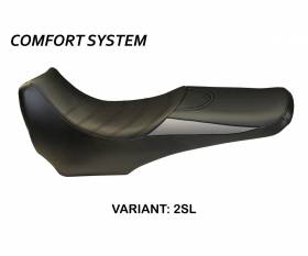 Seat saddle cover Verona Comfort System Silver (SL) T.I. for YAMAHA TDM 900 2002 > 2013