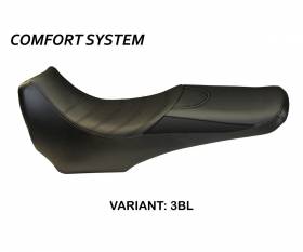 Seat saddle cover Verona Comfort System Black (BL) T.I. for YAMAHA TDM 900 2002 > 2013