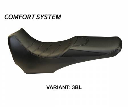 YT90VC-3BL-2 Housse de selle Verona Comfort System Noir (BL) T.I. pour YAMAHA TDM 900 2002 > 2013