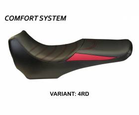 Seat saddle cover Verona Comfort System Red (RD) T.I. for YAMAHA TDM 900 2002 > 2013