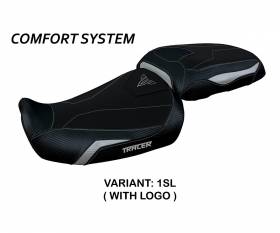 Housse de selle Gadir Comfort System Argent (SL) T.I. pour YAMAHA TRACER 9 GT 2021 > 2022