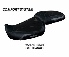 Seat saddle cover Gadir Comfort System Gray (GR) T.I. for YAMAHA TRACER 9  2021 > 2022