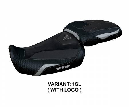 YT9GTGU-1SL-1 Seat saddle cover Gadir Ultragrip Silver (SL) T.I. for YAMAHA TRACER 9 GT 2021 > 2022