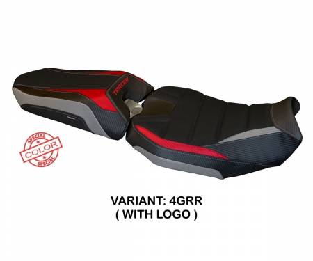 YTR8D1S-4GRR-3 Seat saddle cover Denver 1 Special Color Gray - Red (GRR) T.I. for YAMAHA TRACER 900 2018 > 2020