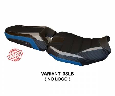 YTR8NSU-3SLB-4 Seat saddle cover Nairobi Special Color Ultragrip Silver - Blue (SLB) T.I. for YAMAHA TRACER 900 2018 > 2020