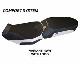 Seat saddle cover Rio 2 Comfort System White (WH) T.I. for YAMAHA TRACER 900 2018 > 2020