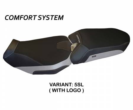 YTR8R2C-5SL-2 Housse de selle Rio 2 Comfort System Argent (SL) T.I. pour YAMAHA TRACER 900 2018 > 2020
