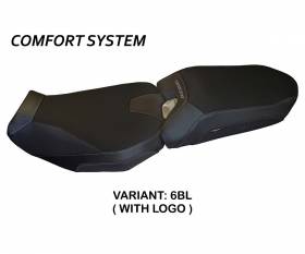 Seat saddle cover Rio 2 Comfort System Black (BL) T.I. for YAMAHA TRACER 900 2018 > 2020