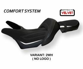 Seat saddle cover Odessa Velvet Comfort System White (WH) T.I. for YAMAHA V-MAX 1700 2008 > 2017