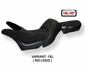 Seat saddle cover Odessa Velvet Silver (SL) T.I. for YAMAHA V-MAX 1700 2008 > 2017