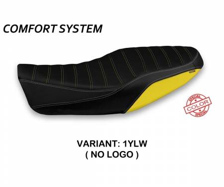 YXRTDS-1YLW-3 Housse de selle Dagda Special Color Comfort System Jaune - Blanche (YLW) T.I. pour YAMAHA XSR 700 2016 > 2020
