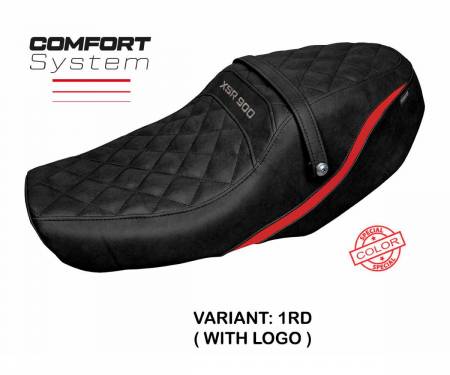 YXSR92ASC-1RD-1 Funda Asiento Adeje special color comfort system Rojo RD + logo T.I. para Yamaha XSR 900 2022 > 2024