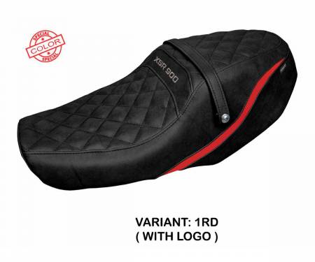 YXSR92AS-1RD-1 Seat saddle cover Adeje special color Red RD + logo T.I. for Yamaha XSR 900 2022 > 2024