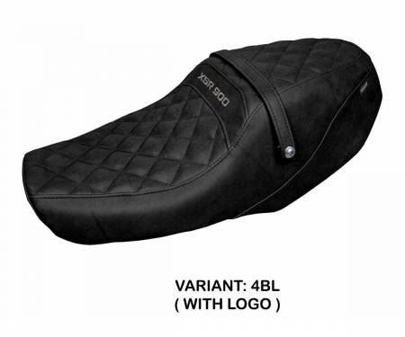 YXSR92A-4BL-1 Seat saddle cover Adeje Black BL + logo T.I. for Yamaha XSR 900 2022 > 2024