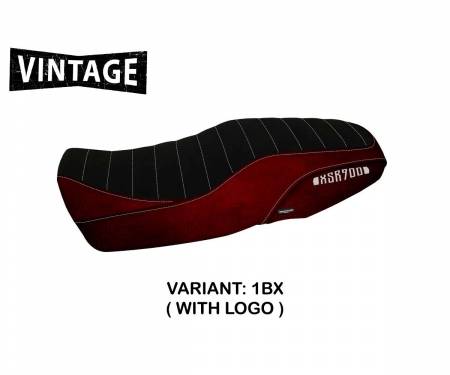 YXSR9P1V-1BX-1 Seat saddle cover Portorico 1 Vintage Bordeaux (BX) T.I. for YAMAHA XSR 900 2016 > 2020