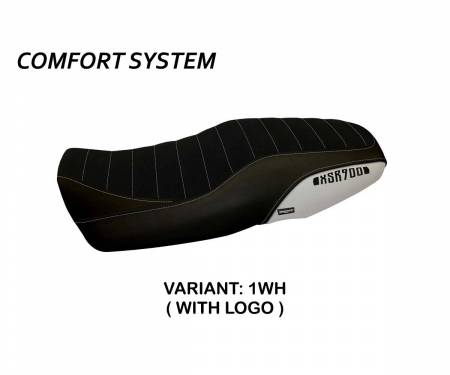 YXSR9P5C-1WH-1 Seat saddle cover Portorico 5 Comfort System White (WH) T.I. for YAMAHA XSR 900 2016 > 2020