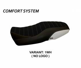Seat saddle cover Portorico 5 Comfort System White (WH) T.I. for YAMAHA XSR 900 2016 > 2020