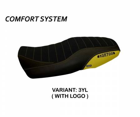 YXSR9P5C-3YL-1 Seat saddle cover Portorico 5 Comfort System Yellow (YL) T.I. for YAMAHA XSR 900 2016 > 2020