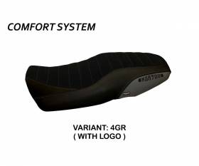 Seat saddle cover Portorico 5 Comfort System Gray (GR) T.I. for YAMAHA XSR 900 2016 > 2020