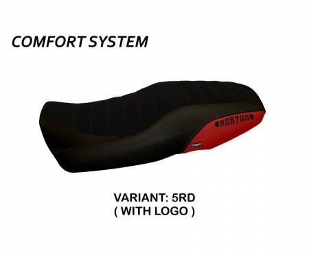 YXSR9P5C-5RD-1 Seat saddle cover Portorico 5 Comfort System Red (RD) T.I. for YAMAHA XSR 900 2016 > 2020