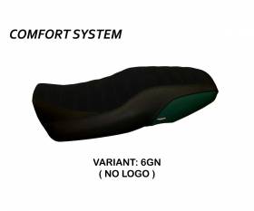 Seat saddle cover Portorico 5 Comfort System Green (GN) T.I. for YAMAHA XSR 900 2016 > 2020