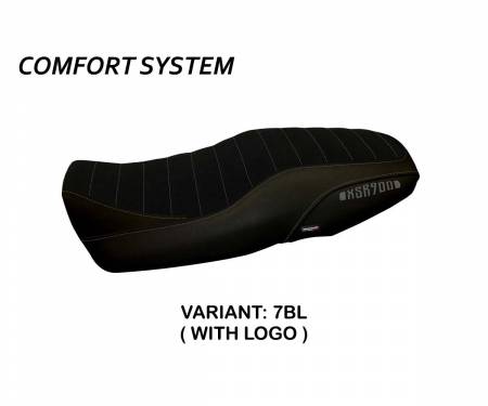 YXSR9P5C-7BL-1 Seat saddle cover Portorico 5 Comfort System Black (BL) T.I. for YAMAHA XSR 900 2016 > 2020