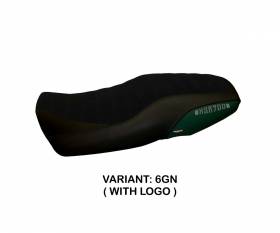 Seat saddle cover Portorico 5 Green (GN) T.I. for YAMAHA XSR 900 2016 > 2020
