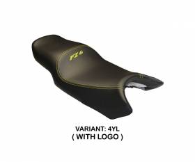 Seat saddle cover Basic Yellow (YL) T.I. for YAMAHA FZ6 2004 > 2011