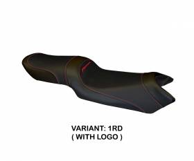 Seat saddle cover Ivan Total Black Red (RD) T.I. for YAMAHA FZ6 FAZER 2004 > 2011