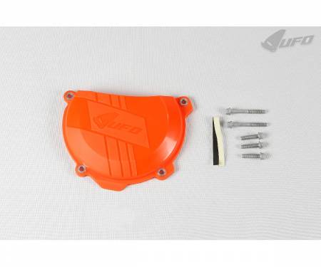 AC02409 Protezione Carter Frizione Arancione UFO PLAST KTM EXC 250 2013 > 2015