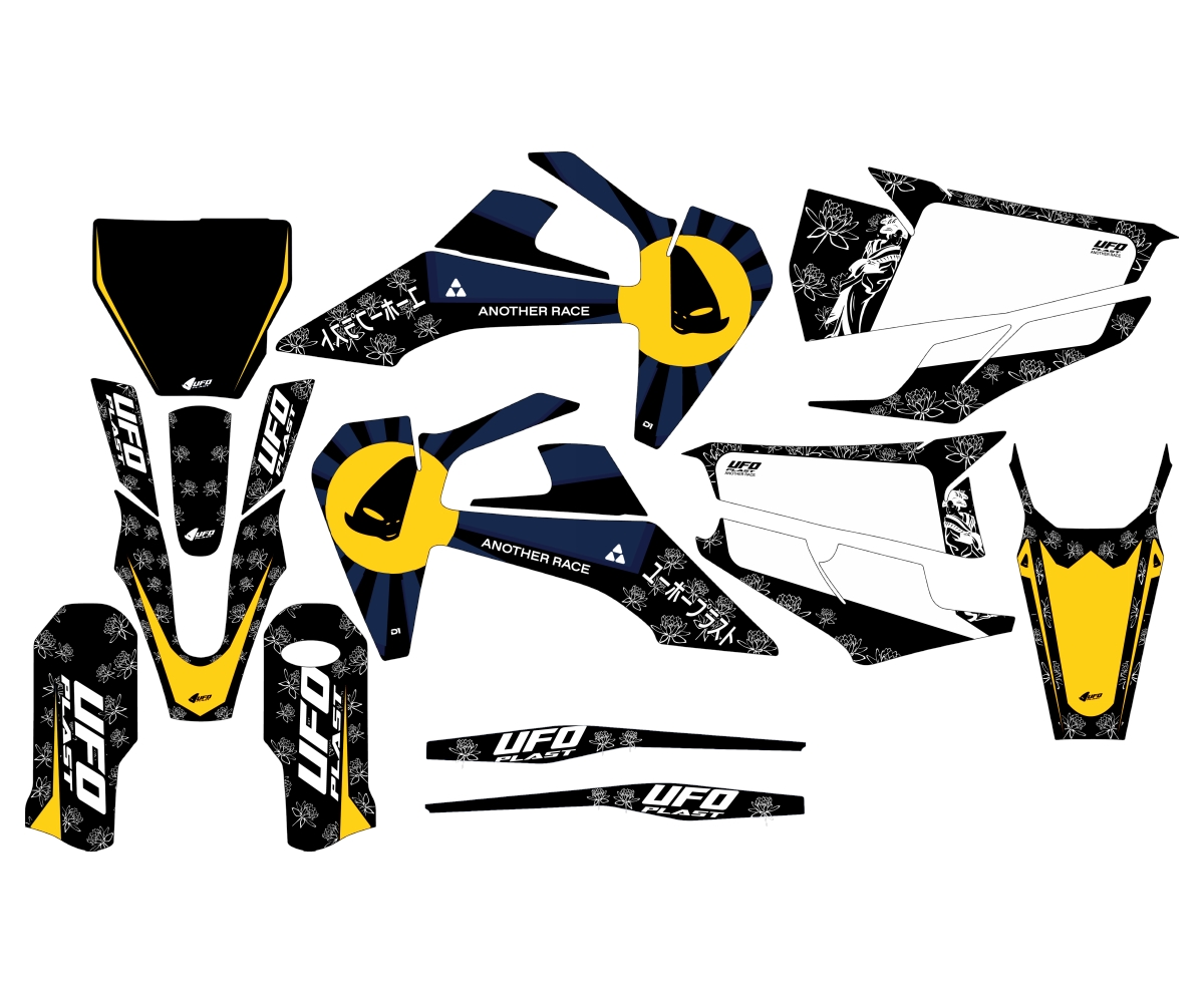 UFO PLAST Kit Plastica Bianco Per Husqvarna FC 250, FC 450, TC 125, TC 250 – Modelli 2019-2022, Completo Di Carene