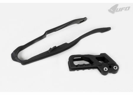 HO04631 Chain Guide + Swingarm Chain Slider Kit Ufo Plast For Honda Cr 125 2000 > 2004