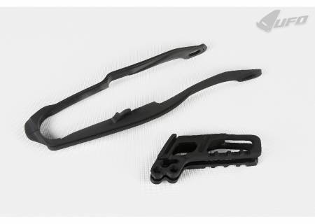 HO04632 Chain Guide + Swingarm Chain Slider Kit Ufo Plast For Honda Crf 250R 2005 > 2006