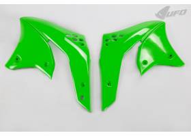 Radiator Covers Ufo Plast For Kawasaki Kxf 250 2006 > 2008 Green KX