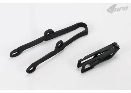KA04710 Chain Guide + Swingarm Chain Slider Kit Ufo Plast For Kawasaki Kxf 450 2009 > 2015