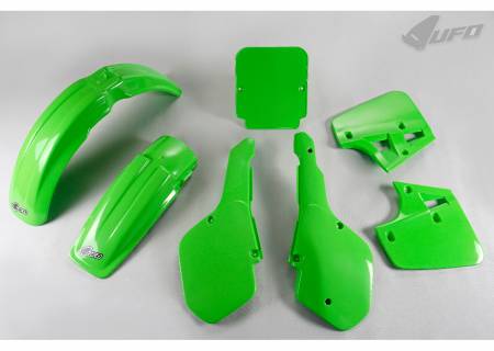 KAKIT191@026 Complete Body Kit Ufo Plast For Kawasaki Kx 500 1987 Green KX
